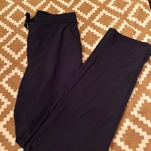 Adar slim cargo navy scrub pants